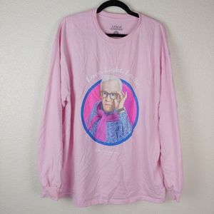 2/$15 Leslie Jordan Pink How Y'all Doing Tee